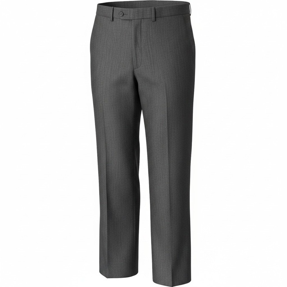 Brooks Brothers 346 Dress Pants Mens 40x32 Pleated Wool Gray Suit Busines EGYPT